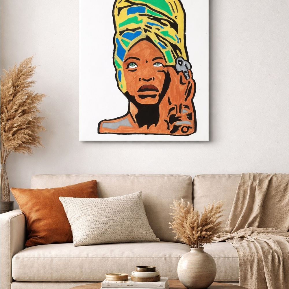 Erykah Badu Canvas Painting